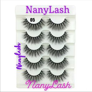 😱😱5 Pair 6D Faux Mink Like extensions 😱😱